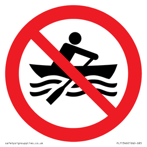 Prohibition: No manually powered craft